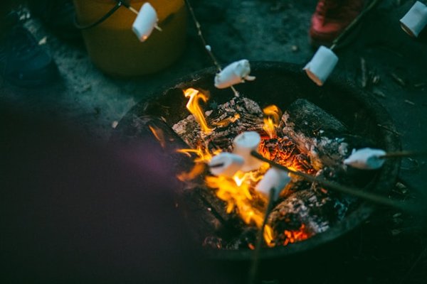 What are the best practices for camping near UK ancient burial sites?